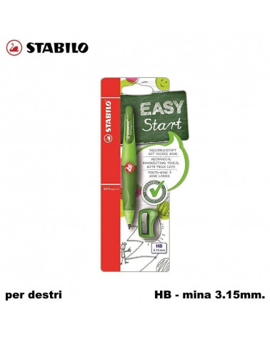 STABILO PORTAMINE EASY START 3,15 PER DESTRI VERDE