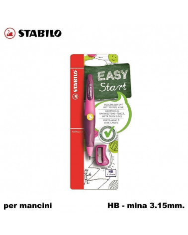 STABILO PORTAMINE EASY START 3,15 PER MANCINI ROSA