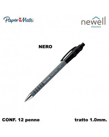 PAPER MATE SFERA FLEXGRIP ULTRA M  NERO-SCATTO-PAPER [12PZ]