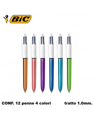 BIC SFERA 4 COLORI SHINE DREAM [12PZ]