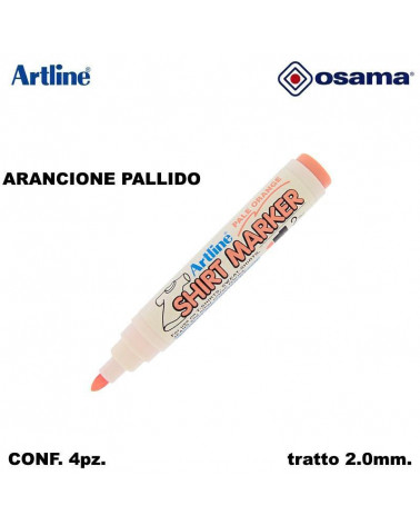 OSAMA MARCATORE PER STOFFA PALE ORANGE T-SHIRT[4PZ]
