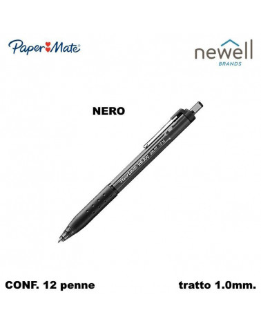 PAPER MATE SFERA INKJOY 300 RT  NERO-SCATTO-PAPER [12PZ]