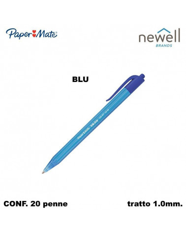 PAPER MATE SFERA INKJOY 100 RT  BLU-SCATTO [20PZ]