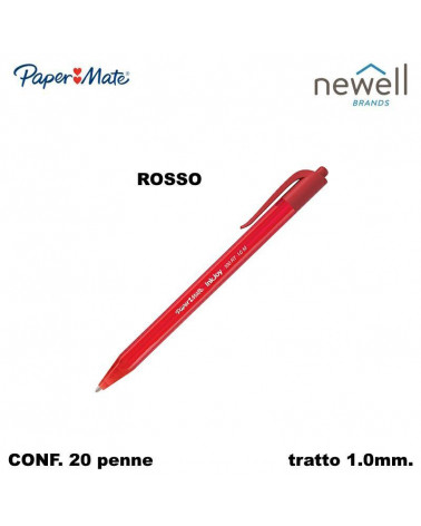 PAPER MATE SFERA INKJOY 100 RT  ROSSO-SCATTO [20PZ]