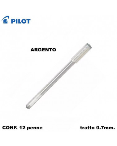 PILOT SFERA CHOOSE 0,7 12pz.ARGENTO