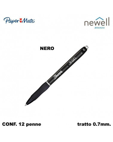 SHARPIE SFERA GEL NERO [12PZ]