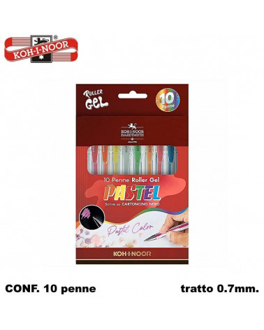 KIN SFERA GEL PASTEL 10PZ.