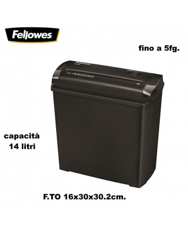 FELLOWES DISTRUGGI DOCUMENTI STRISCIA HOME P25S