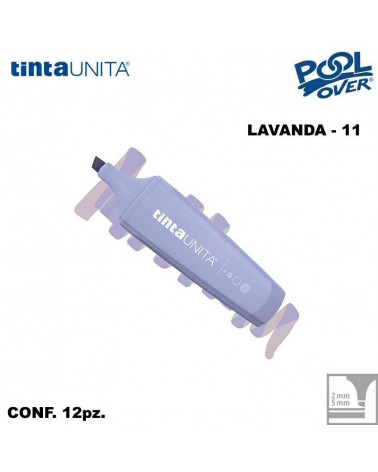TINTA UNITA EVIDENZIATORE PALETTE LAVANDA 11 12PZ.