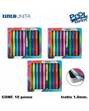 TINTA UNITA METAL BOX 10 PENNA SFERA I'M 1.0