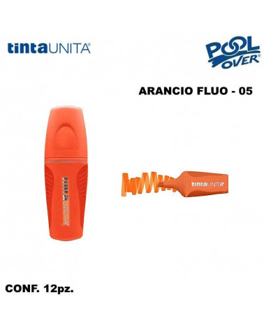 TINTA UNITA MINI EVIDENZIATORE PALETTE ARANCIO FLUO 05 12PZ.
