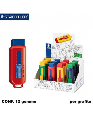STAEDTLER GOMMA COLOR 525PS1S 12pz.