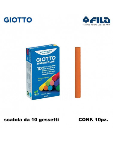GIOTTO GESSO COLORATO 10CF. [10PZ]