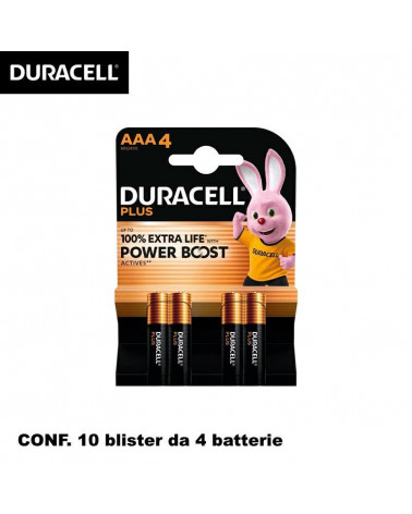 DURACELL MINI STILO X4PZ. BATTERIE [10BL]
