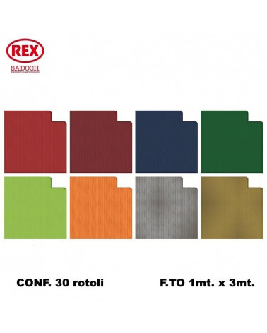 REX CARTA REGALO BIG RASO ROTOLI mt3x1 30pz.