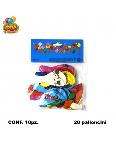 PALLONCINI 20PZ.AUGURI [10CF]