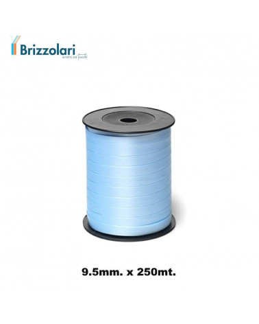 BRIZZOLARI ROCCHETTO MM9,5X250MT. CELESTE 06-NASTRO
