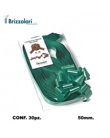 BRIZZOLARI COCCARDA STRAPPO MM50 30PZ. VERDE 09