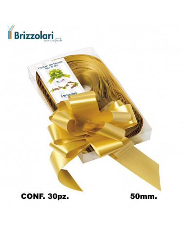 BRIZZOLARI COCCARDA STRAPPO MM50 30PZ. ORO 03