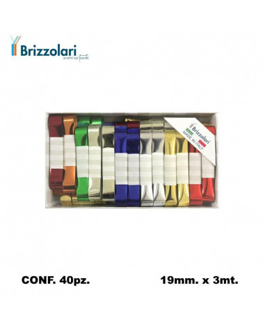 BRIZZOLARI MATASSINA 1270 MM19X3MT.40PZ. ASSORTITO 00-METAL