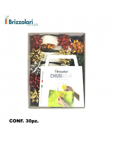 BRIZZOLARI CHIUDIBORSA 6570-00 30PZ. METAL