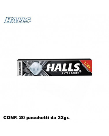 HALL'S NERA EXTRAFORTE S/Z 32gr.20pz.