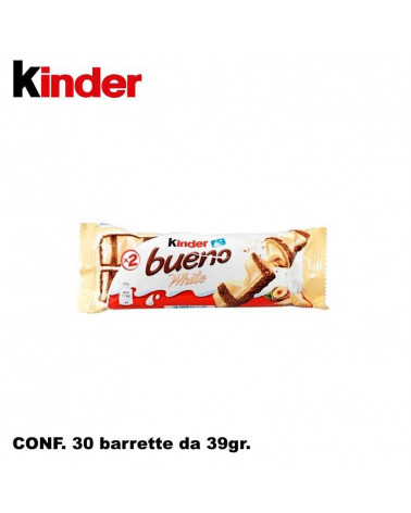 KINDER BUENO WHITE 39gr.30pz.