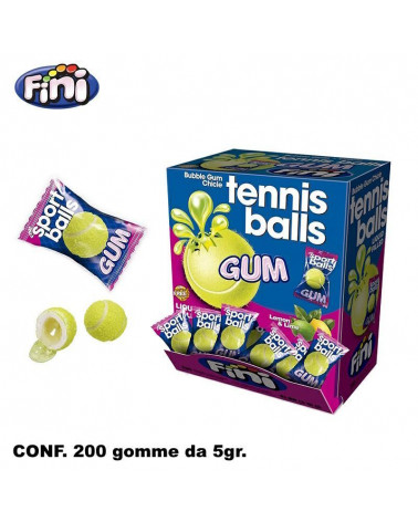 FINI GUM TENNIS BALLS 5gr.200pz.