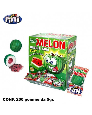 FINI GUM WATER MELON BUBBLE 5gr.200pz.