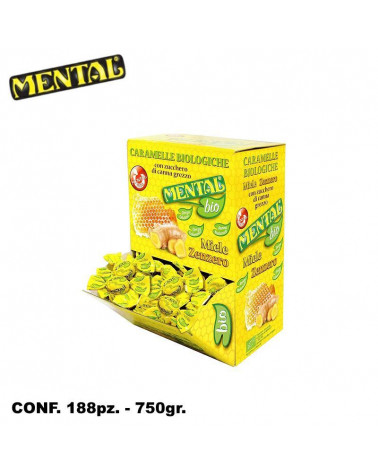 MENTAL BIO ZENZERO/MIELE 750gr.188pz.