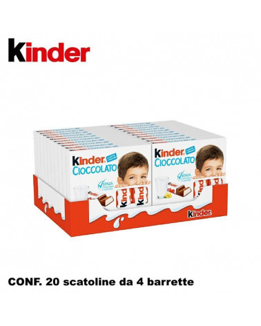 KINDER CIOCCOLATO T.4 20pz.