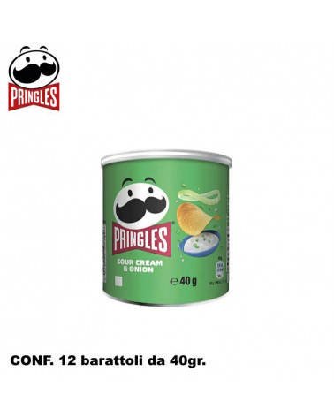 PRINGLES CREAM & ONION 40gr.12pz.