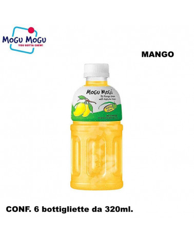MOGU MOGU SUCCO DI FRUTTA MANGO 320ml.6pz.