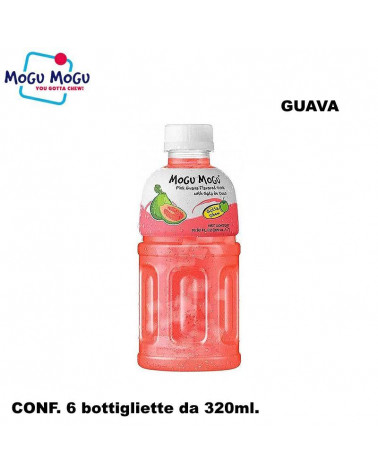 MOGU MOGU SUCCO DI FRUTTA GUAVA 320ml.6pz.