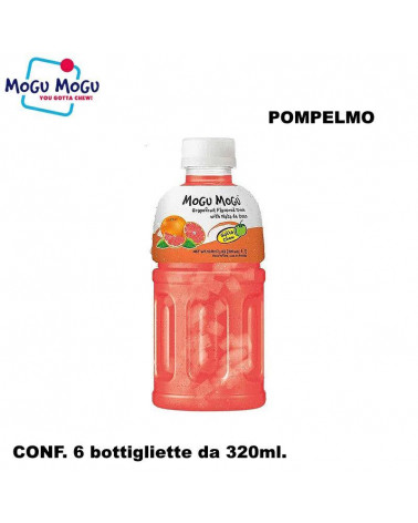 MOGU MOGU SUCCO DI FRUTTA POMPELMO 320ml.6pz.