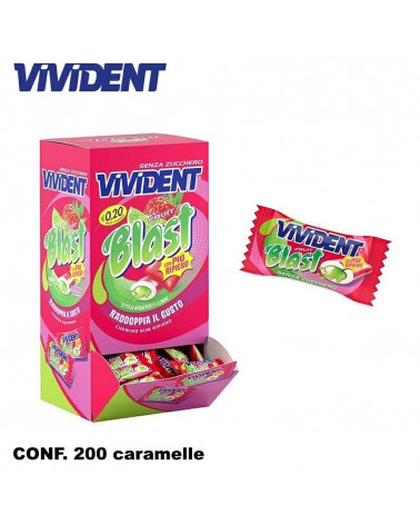 VIVIDENT BLAST MONO FRUIT 200pz.