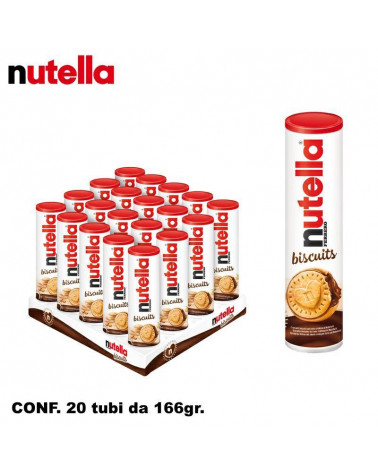 NUTELLA BISCUITS TUBO 166gr.20pz.