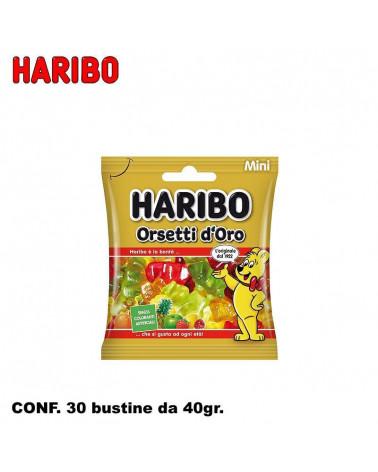 HARIBO BUSTINE ORSETTI D'ORO 40gr.30pz.