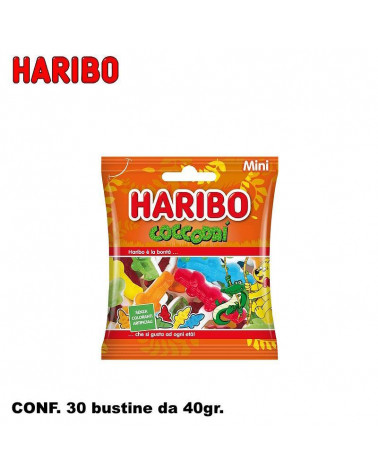 HARIBO BUSTINE COCCODRI 40gr.30pz.