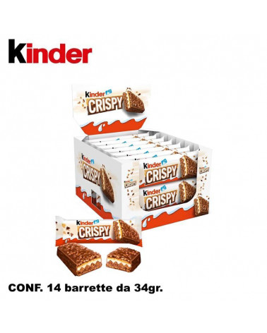 KINDER CRISPY 34gr.14pz.