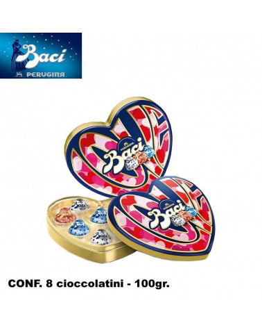 BACI CUORE LATTA 100gr.