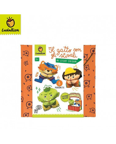 LUDATTICA ORIGAMI DELLE FIABE IL GATTO CON GLI STIVALI 23522