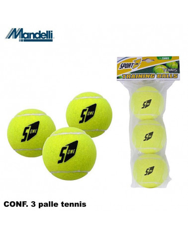 MANDELLI PALLE TENNIS BUSTA 3PZ.