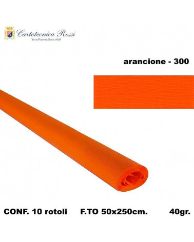 C.ROSSI CRESPO 40GR.50X250CM. ARANCIO 300 [10PZ]