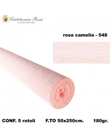 C.ROSSI CRESPO 180GR.50X250CM. ROSA CHIARO 548 [5PZ]