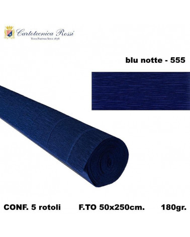 C.ROSSI CRESPO 180GR.50X250CM. BLU 555 [5PZ]