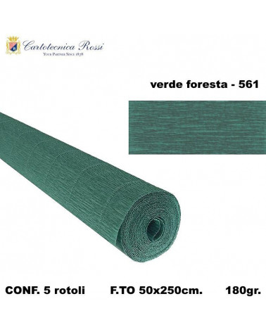 C.ROSSI CRESPO 180GR.50X250CM. VERDE BOSCO 561 [5PZ]