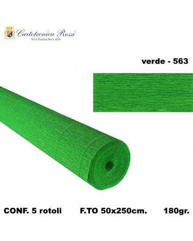 C.ROSSI CRESPO 180GR.50X250CM. VERDE CHIARO 563 [5PZ]