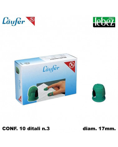 LEBEZ DITALE GOMMA LAUFER N.3 [10PZ]