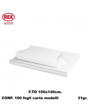 REX MODELLI PIEGATA 31GR.100FG. BIANCA